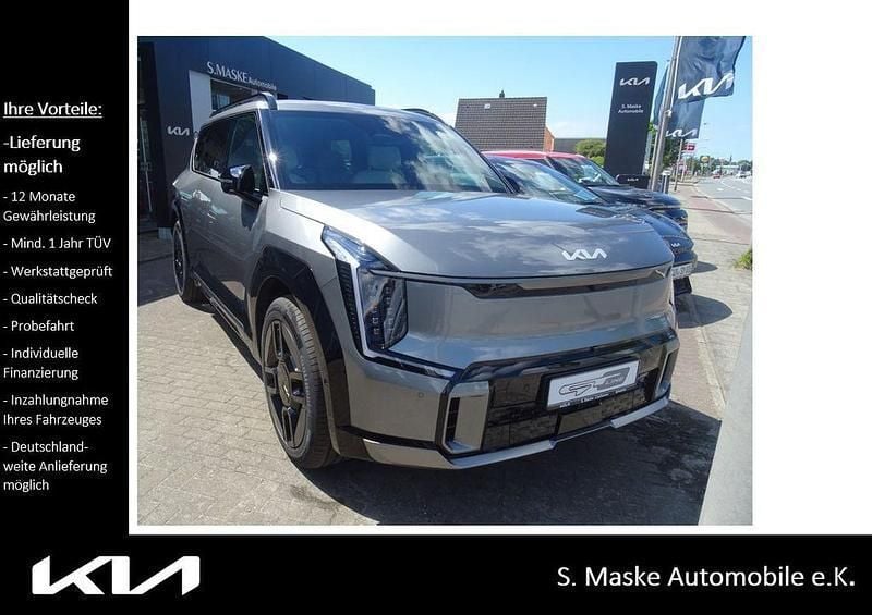 Grau Neu 2025 Kia EV9 GT-Line SUV | 76.660 € (Etwas zu teuer) - Bild 1/4