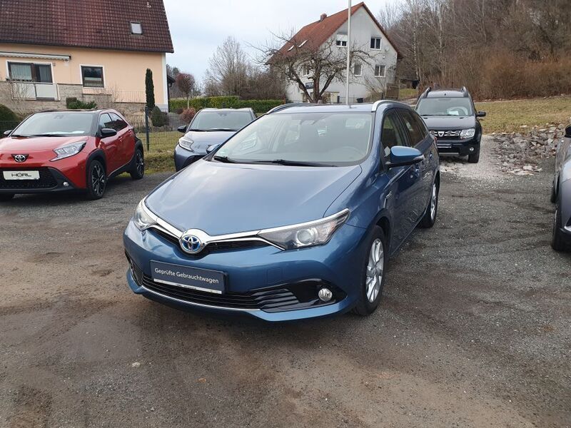 Blue metallic Gebraucht 2016 Toyota Auris Touring Sports Edition-S Kombi | 11.950 € (Fairer Preis) - Bild 1/4