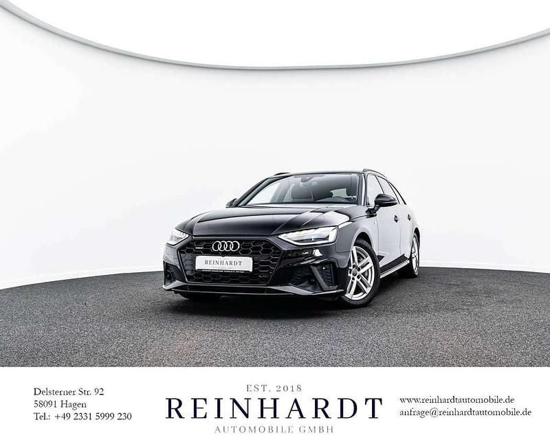 Mythosschwarz metallic Gebraucht 2020 Audi A4 S-Line Kombi | 34.855 € (Fairer Preis) - Bild 1/3