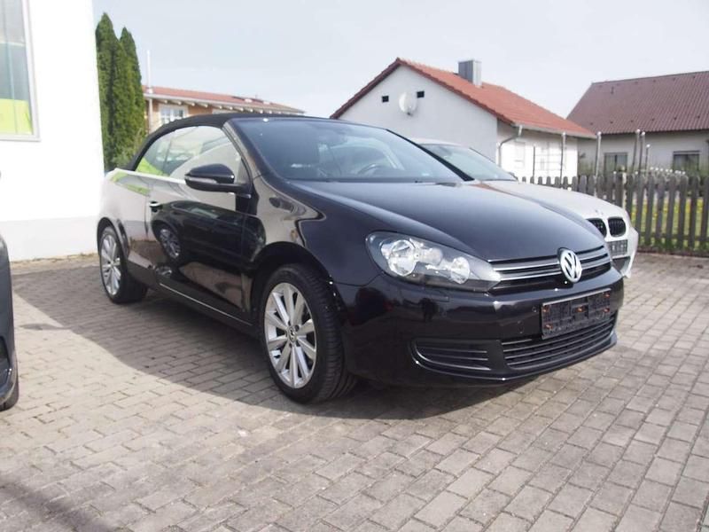 Deep black perleffekt Gebraucht 2012 VW Golf Cabriolet Cabrio | 7.000 € (Fairer Preis) - Bild 1/4