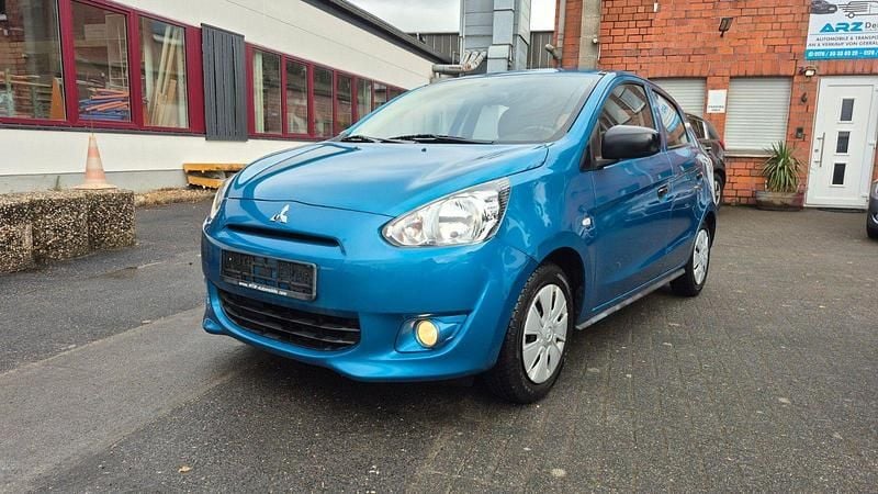 Blau Gebraucht 2016 Mitsubishi Space Star Kleinwagen | 3.199 € (Fairer Preis) - Bild 1/4