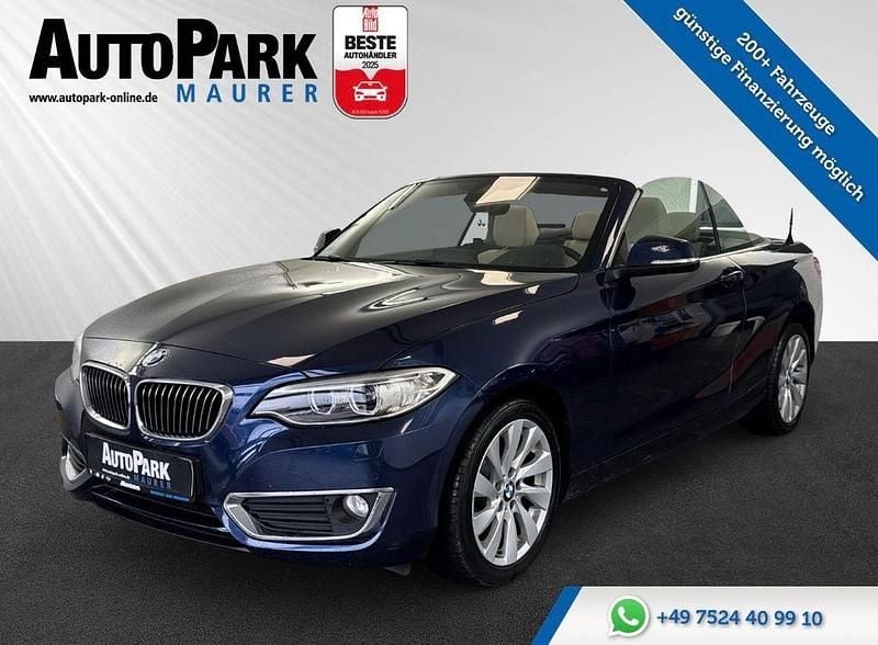 Gebraucht BMW 220 Luxury Line 190 PS (139 kW) 2015 Blau Cabrio