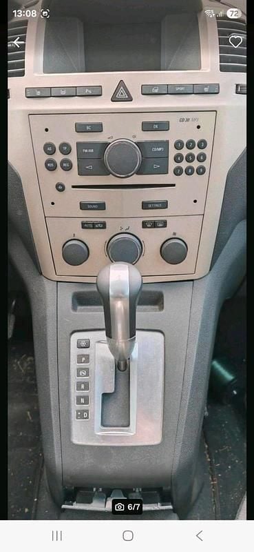 Gebraucht Opel Zafira 150 PS (110 kW) 2008 Schwarz Van / Kleinbus