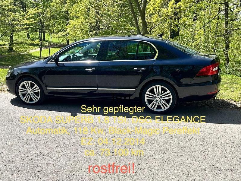 Brugt Skoda Superb Elegance 160 HK (117 kW) 2014 Sort Sedan