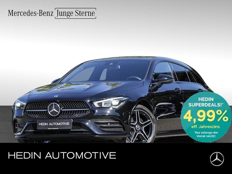 Schwarz Gebraucht 2021 Mercedes CLA250e Shooting Brake AMG Kombi | 26.900 € (Superpreis) - Bild 1/4