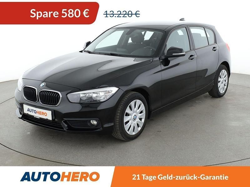 Schwarz Gebraucht 2017 BMW 116 Advantage Kleinwagen | 12.320 € (Fairer Preis) - Bild 1/3