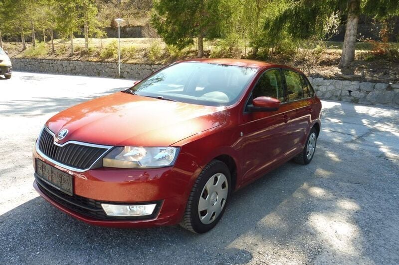 Rot Gebraucht 2014 Skoda Rapid Ambition Limousine | 3.999 € (Superpreis) - Bild 1/4