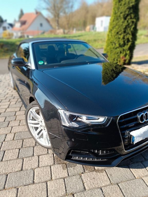 Schwarz Gebraucht 2016 Audi A5 Cabriolet S-Line Cabrio | 16.600 € (Superpreis) - Bild 1/4