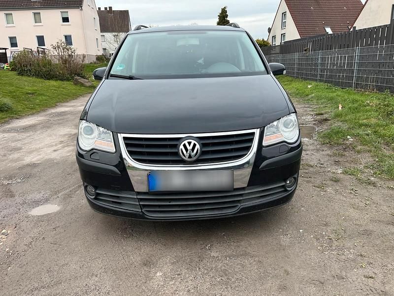 Gebraucht VW Touran 105 PS (77 kW) 2007 Schwarz Van / Kleinbus