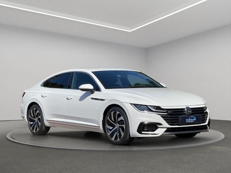 Pure white Gebraucht 2018 VW Arteon R-line Limousine | 23.999 € (Fairer Preis) - Bild 1/4