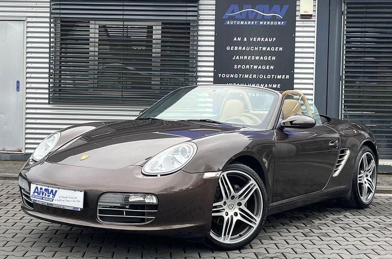 Gebraucht Porsche Boxster 245 PS (180 kW) 2008 Braun Cabrio