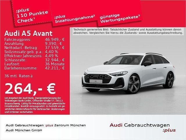 Weiß Gebraucht 2024 Audi A5 S-Line Coupé | 46.949 € (Superpreis) - Bild 1/2