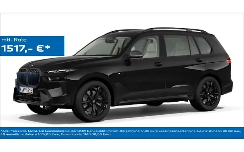 Neu BMW X7 Comfort Edition 352 PS (258 kW) 2026 Schwarz SUV