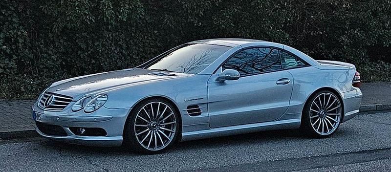 Silber Gebraucht 2003 Mercedes SL55 AMG AMG Cabrio | 18.900 € (Fairer Preis) - Bild 1/4