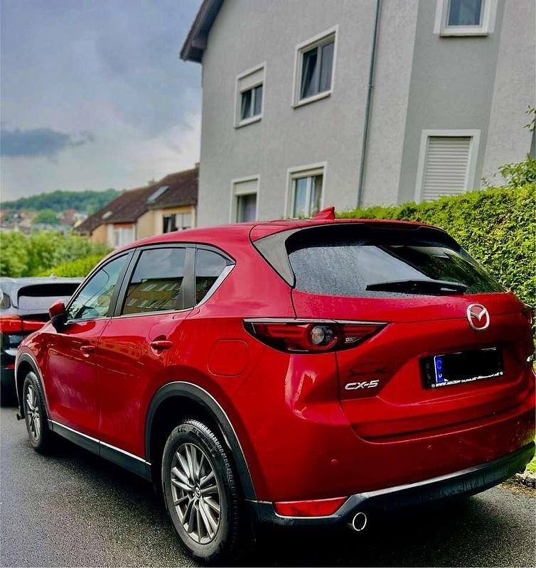 Gebraucht Mazda CX-5 Exclusive-Line 150 PS (110 kW) 2018 Rot SUV