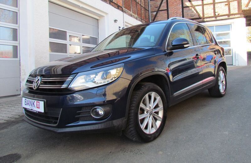 Blau Gebraucht 2012 VW Tiguan Style SUV | 9.990 € (Fairer Preis) - Bild 1/4