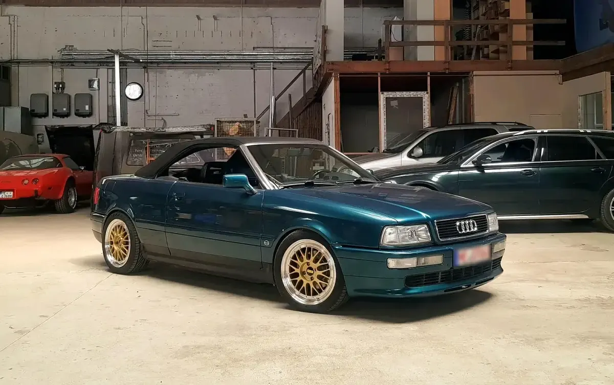 Gebraucht Audi Cabriolet 150 PS (110 kW) 1994 Grün Cabrio