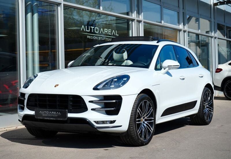 Weiß Gebraucht 2017 Porsche Macan Turbo Performance Package SUV | 46.890 € (Superpreis) - Bild 1/4