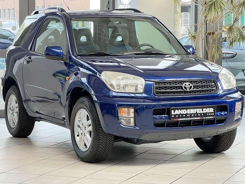 Gebraucht Toyota RAV4 125 PS (91 kW) 2003 Pacificblau mica SUV