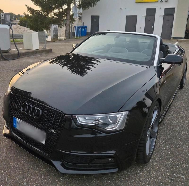 Schwarz Gebraucht 2014 Audi A5 Cabriolet S-Line Cabrio | 12.349 € (Superpreis) - Bild 1/4