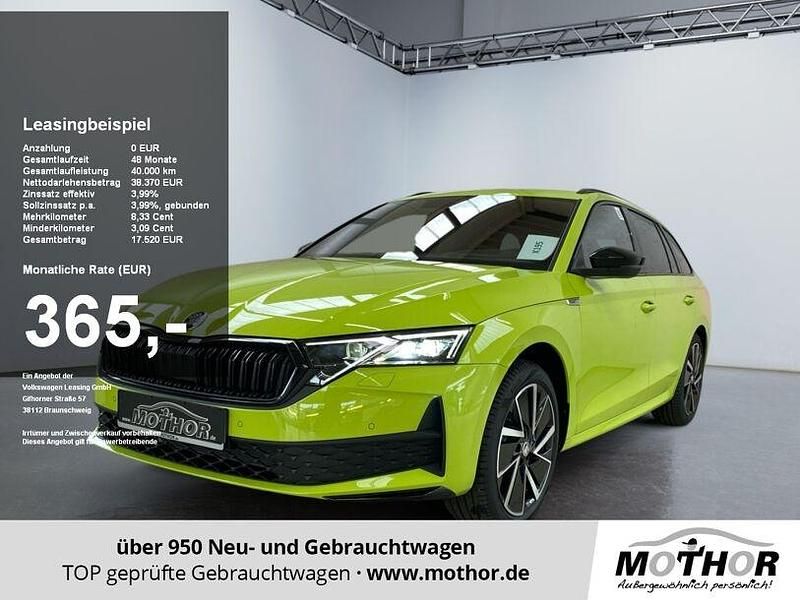 Mambagrün Gebraucht 2024 Skoda Octavia SportLine Kombi | 42.680 € - Bild 1/4