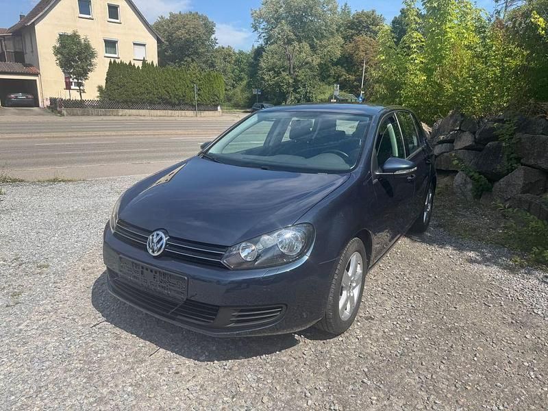 Blau Gebraucht 2011 VW Golf VI Comfortline Limousine | 4.999 € (Guter Preis) - Bild 1/4