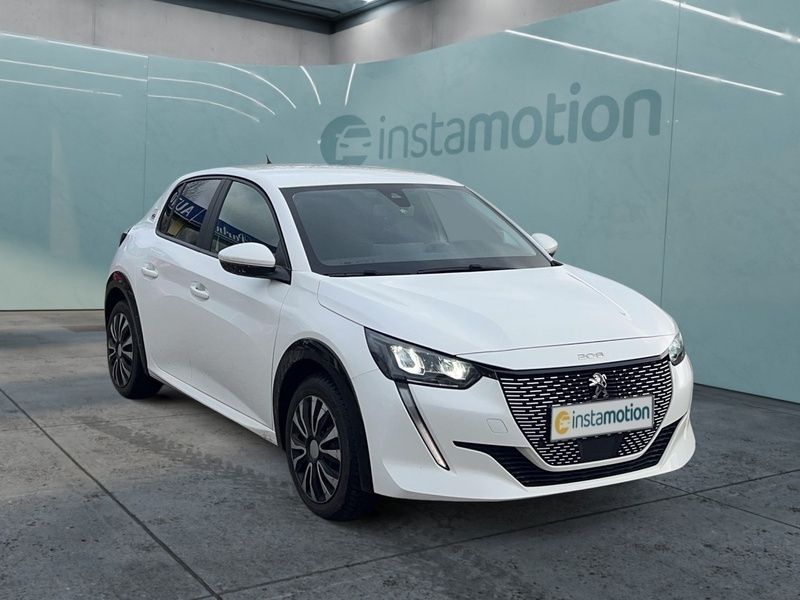 Weiß Gebraucht 2021 Peugeot e-208 Active Kleinwagen | 18.390 € (Etwas zu teuer) - Bild 1/3