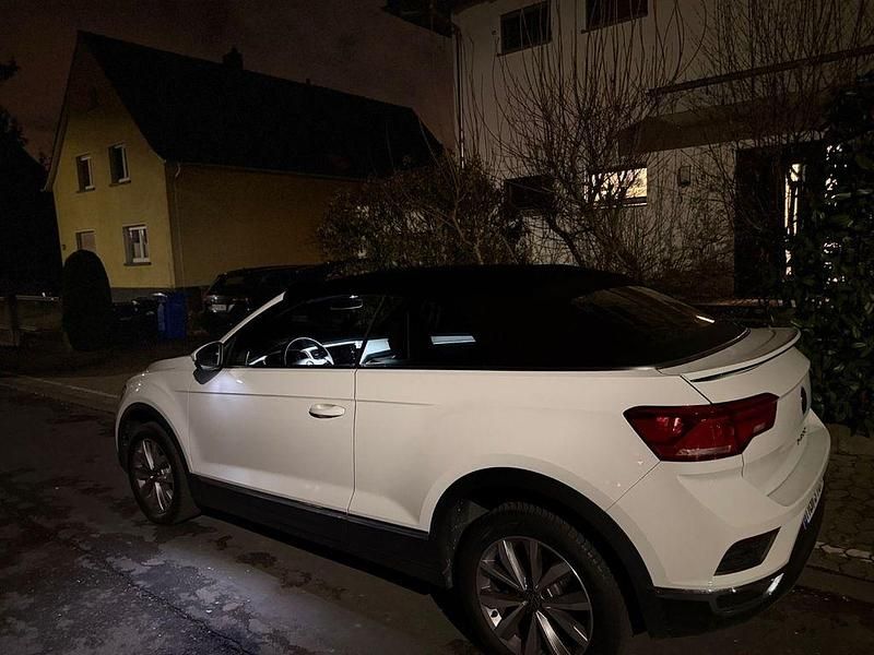 Gebraucht VW T-Roc Cabriolet Style 116 PS (85 kW) 2020 Weiß Cabrio