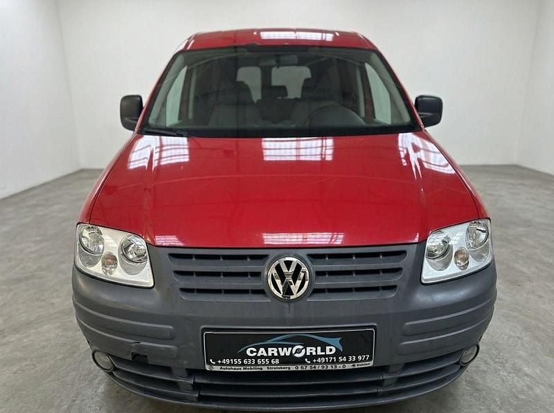 Gebraucht VW Caddy Maxi 105 PS (77 kW) 2010 Rot Van / Kleinbus