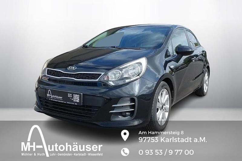 Auroraschwarz met. Gebraucht 2015 Kia Rio DREAM-TEAM Edition | 7.490 € (Fairer Preis) - Bild 1/4