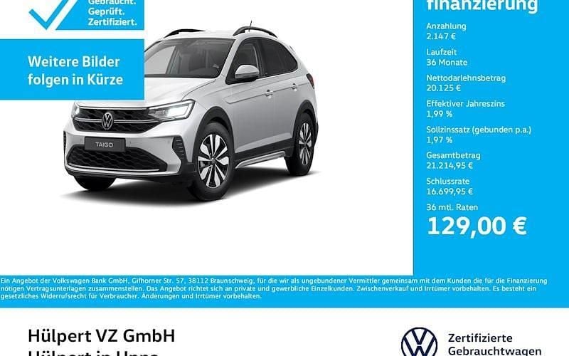 Silber Gebraucht 2024 VW Taigo Move SUV | 22.272 € (Fairer Preis) - Bild 1/4