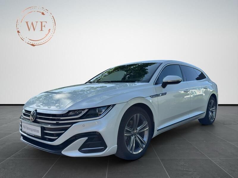 Weiß Gebraucht 2023 VW Arteon R-line Kombi | 33.590 € (Superpreis) - Bild 1/4