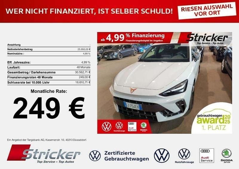Second-hand Cupra Leon 150 CP (110 kW) 2025 Alb Berlinǎ