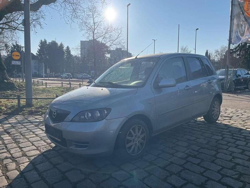 Gebraucht Mazda 2 Active 80 PS (58 kW) 2007 Blau Kleinwagen