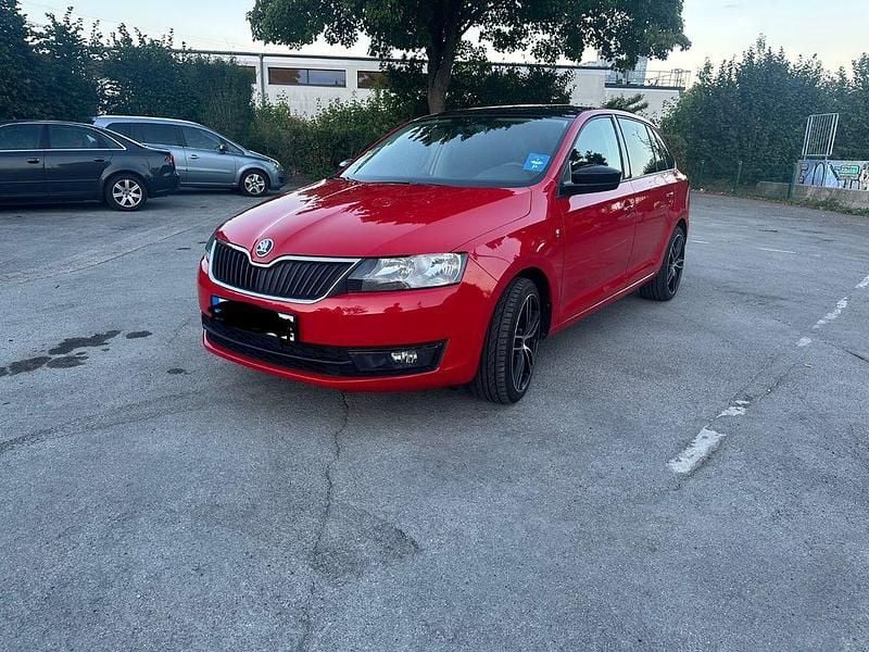 Rot Gebraucht 2014 Skoda Rapid Monte Carlo Limousine | 9.400 € (Fairer Preis) - Bild 1/4