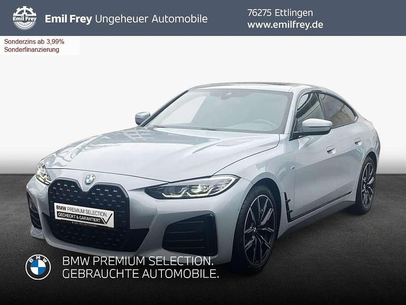 M brooklyn grau metallic Gebraucht 2023 BMW 420 Gran Coupé M Sport Coupé | 37.490 € (Superpreis) - Bild 1/3