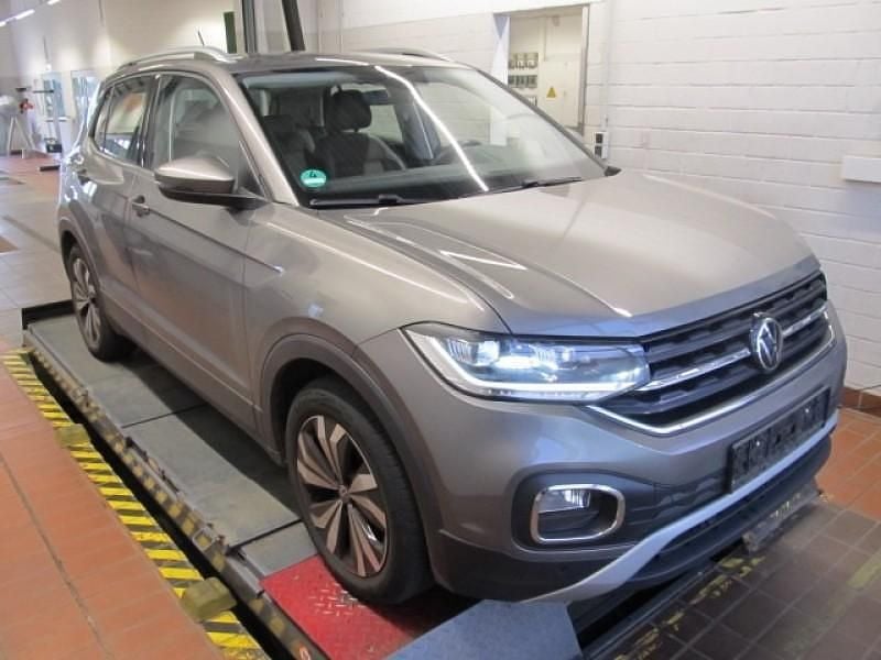 Grau limestone grey metallic (metallic) Gebraucht 2021 VW T-Cross Style SUV | 19.500 € (Guter Preis) - Bild 1/4