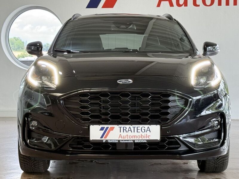 Obsidianschwarz metallic Gebraucht 2024 Ford Puma ST-Line SUV | 25.890 € (Guter Preis) - Bild 1/4