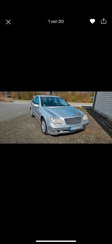 Silber Gebraucht 2003 Mercedes C200 Limousine | 1.999 € (Fairer Preis) - Bild 1/4
