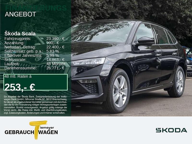 Schwarz Neu 2025 Skoda Scala Selection Kleinwagen | 23.390 € (Guter Preis) - Bild 1/4