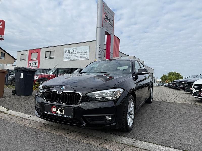 Schwarz ii/bonnet fluid black Gebraucht 2017 BMW 116 Advantage Kleinwagen | 12.950 € (Fairer Preis) - Bild 1/4