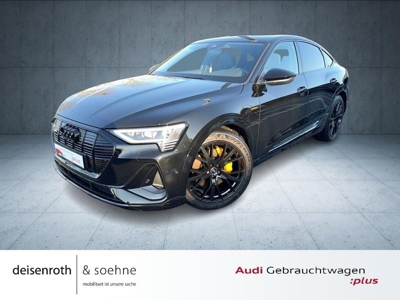 Mythosschwarz metallic Gebraucht 2022 Audi e-tron Sportback S-Line SUV | 34.975 € (Fairer Preis) - Bild 1/3
