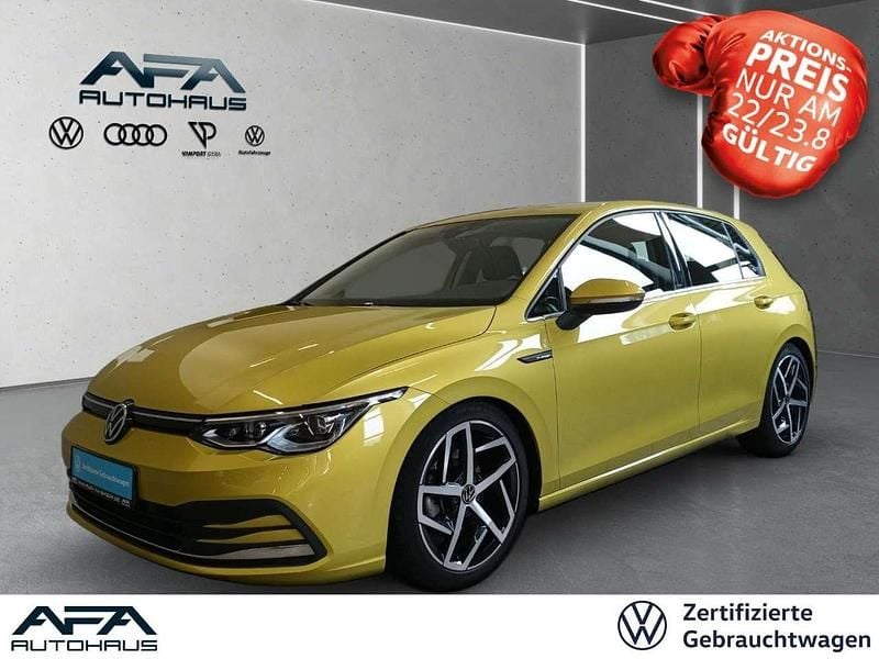 Gelb Gebraucht 2020 VW Golf VIII Style Limousine | 20.887 € (Superpreis) - Bild 1/4