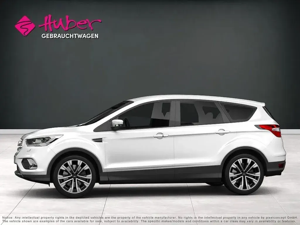 Gebraucht Ford Kuga ST-Line 175 PS (128 kW) 2018 Weiß SUV