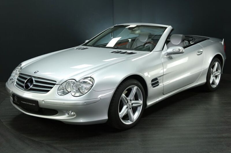 Brillantsilber metalliclack Gebraucht 2006 Mercedes SL500 Cabrio | 29.950 € (Teuer) - Bild 1/4