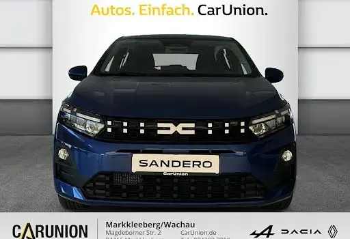 Nowe Dacia Sandero Expression 101 KM (74 kW) 2026 Niebieski Sedan/Limuzyna