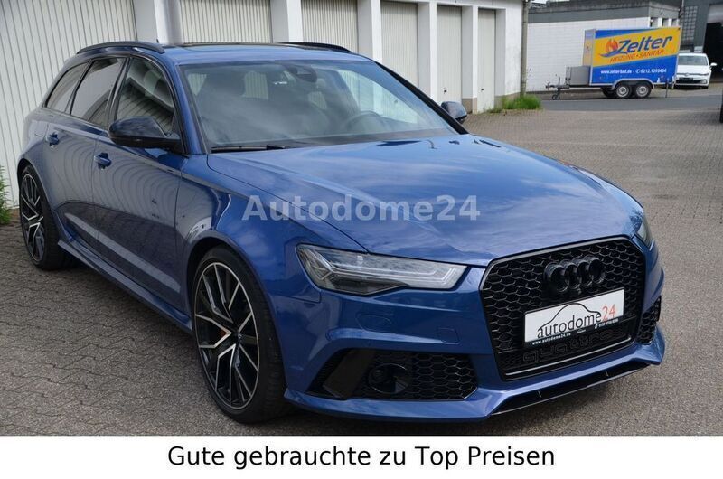 Blau Gebraucht 2018 Audi RS6 Performance Kombi | 75.500 € (Fairer Preis) - Bild 1/4