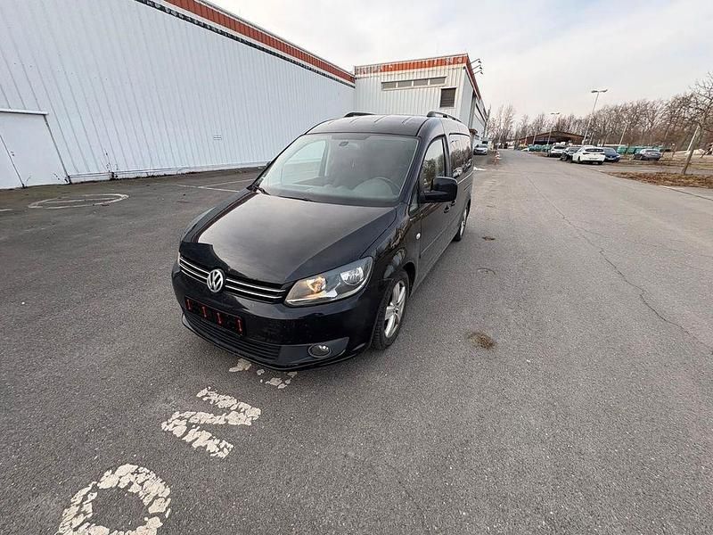 Schwarz Gebraucht 2012 VW Caddy Maxi Comfortline Van / Kleinbus | 7.300 € (Superpreis) - Bild 1/4