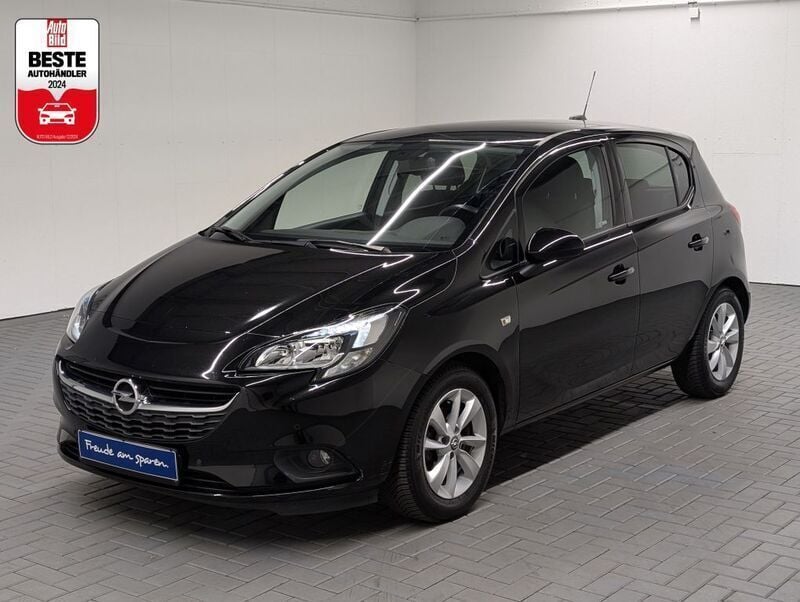 Gebraucht Opel Corsa 90 PS (66 kW) 2017 Schwarz (onyxschwarzmet.) Kleinwagen