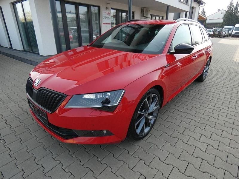 Gebraucht Skoda Superb SportLine 190 PS (139 kW) 2016 Rot Limousine